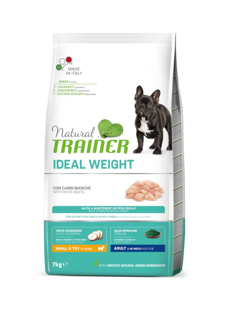 TRAINER Natural DOG S&T CON TACCHINO 7Kg SENSITIVE IDEAL WEIGHT CARE
