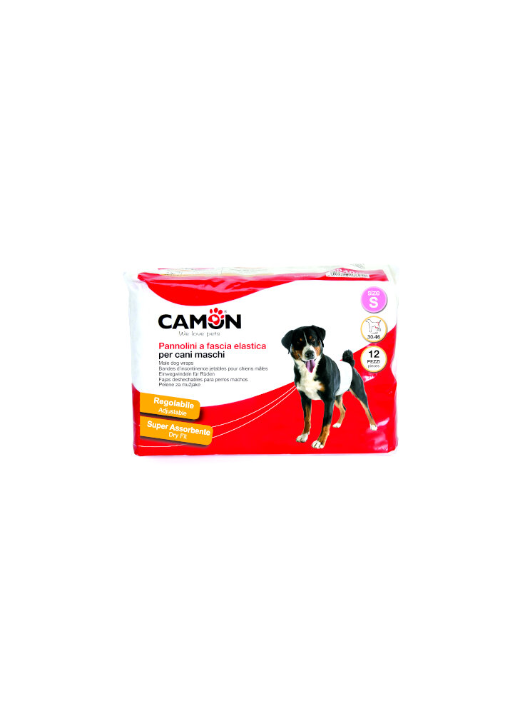 PANNOLINI a fascia per cani Maschi - Misura 1 - 12p x conf (B040/1)