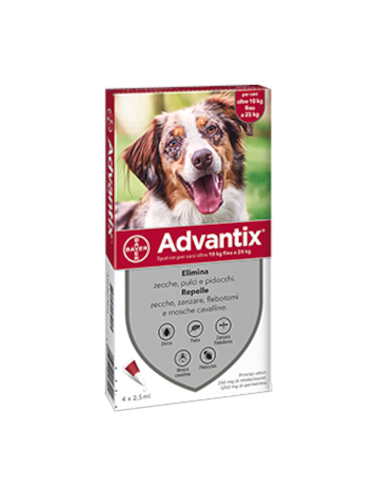 ADVANTIX SPOT-ON CANI Tg.L 6pip 10-25Kg