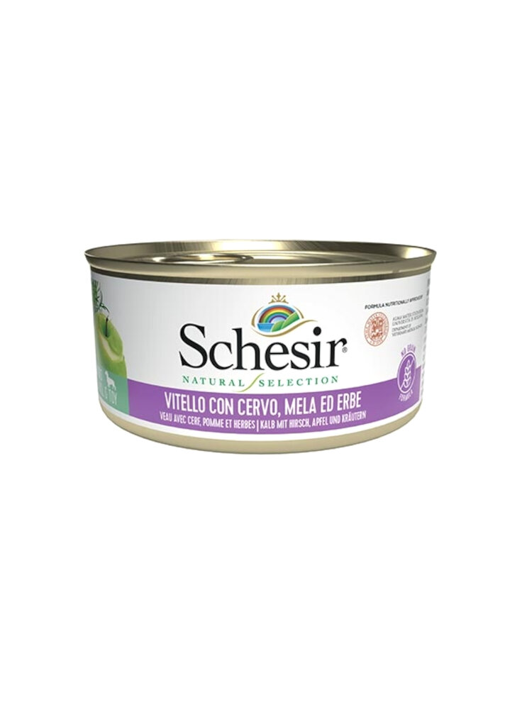 COD.1061503 SCHESIR DOG Nat. Selection VITELLO E CERVO 95g