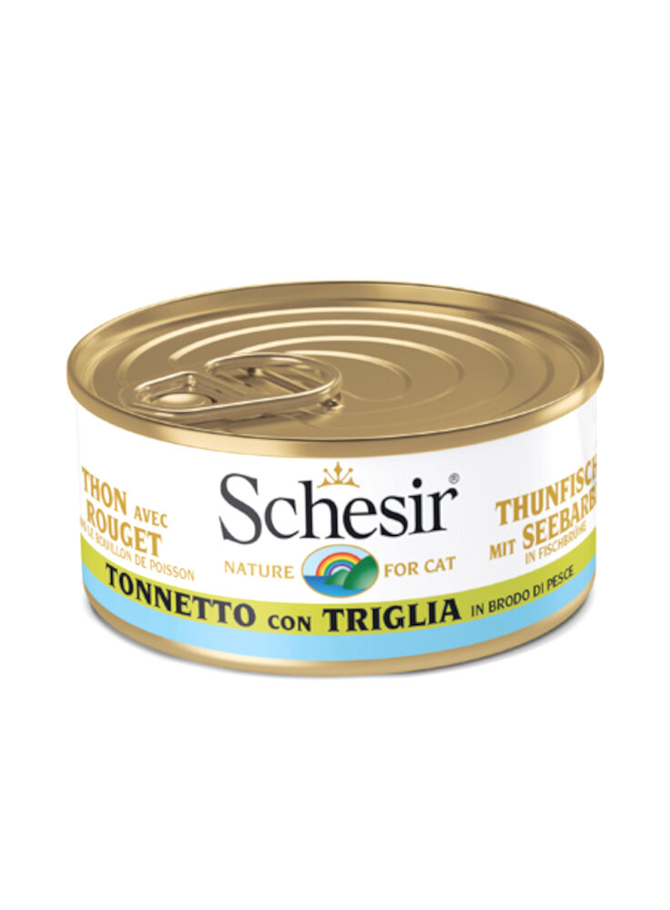 SCHESIR CAT TONNO TRIGLIA BRODO 70g