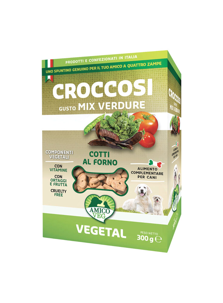 AMICO VEG biscotti CROCCOSI MIX VERDURE 300g