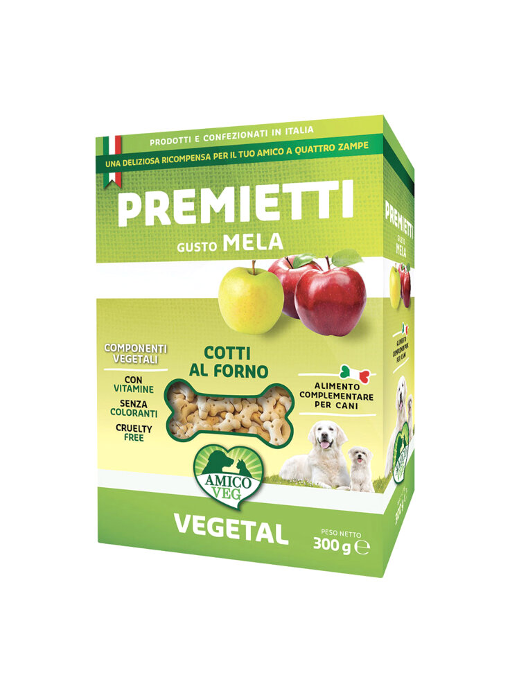 AMICO VEG biscotti PREMIETTI MELA 300g