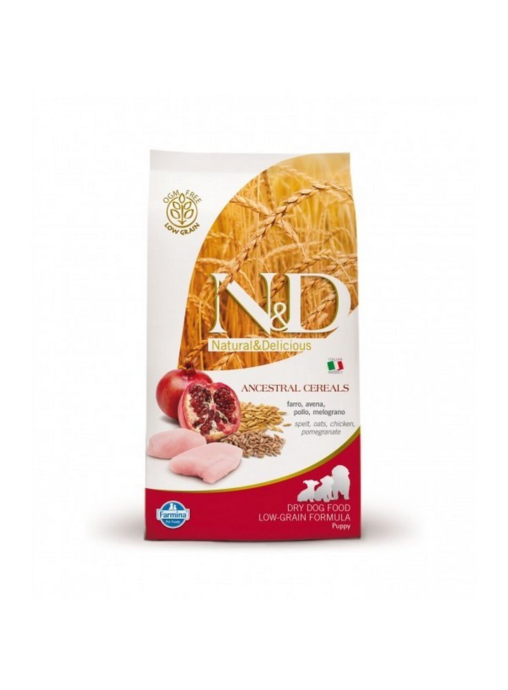 N&D FO ANCESTRAL canine - GRANO & POLLO & MELOGRANO PUPPY MEDIUM/MAXI 12kg