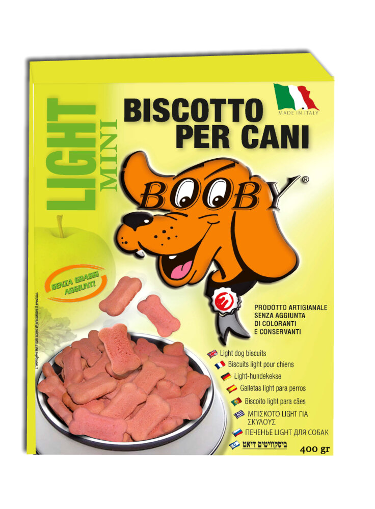 BISCOTTI OSSO MINI BOOBY LIGHT 400 GR