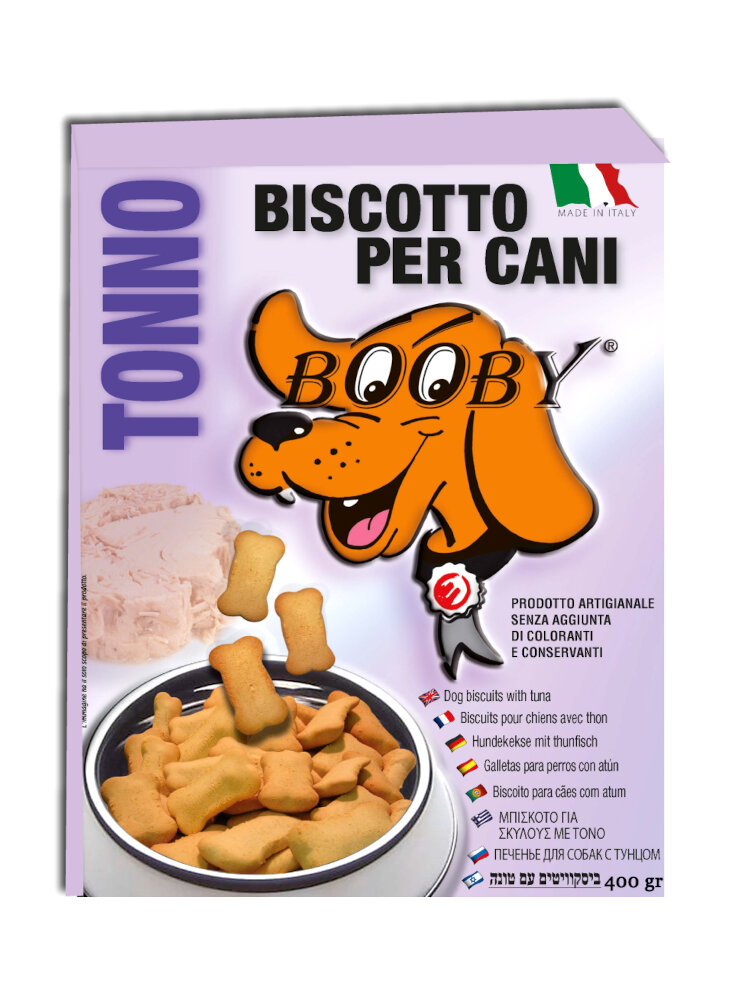 BISCOTTI OSSO STANDARD BOOBY SCATOLA TONNO 400 G