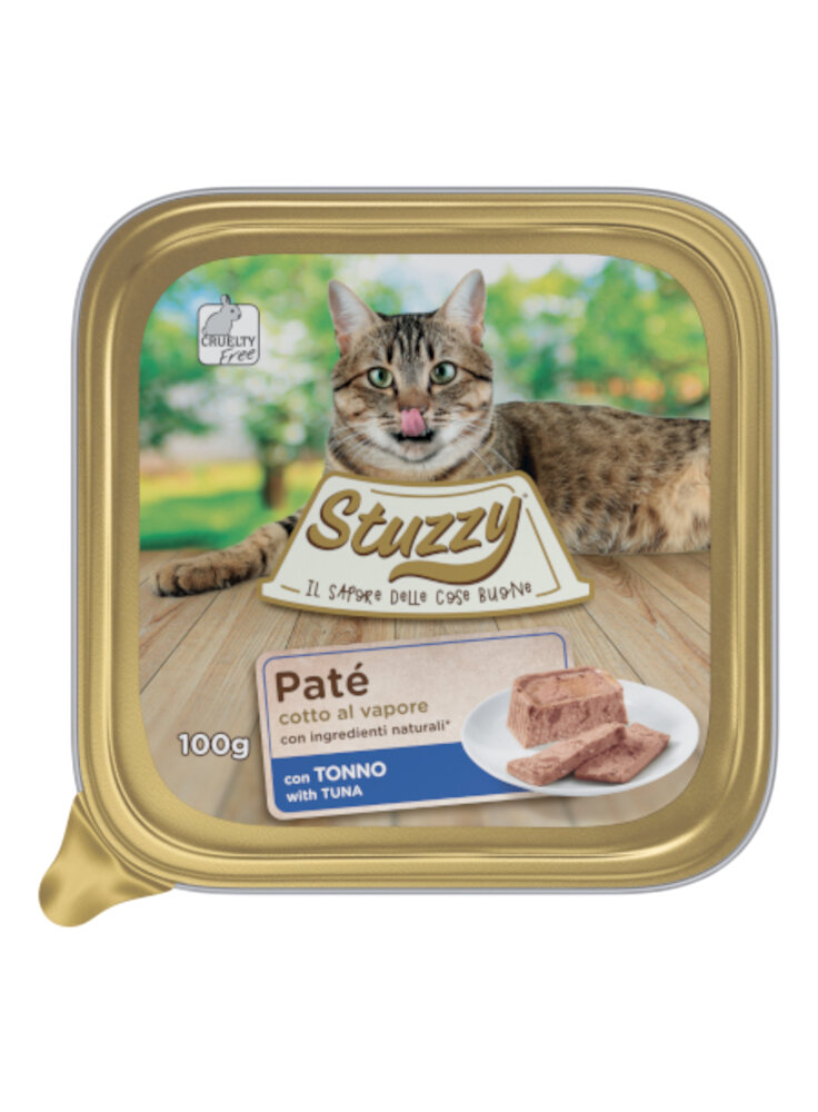 COD.1030106 STUZZY CAT PATE TONNO 100g Vaschetta