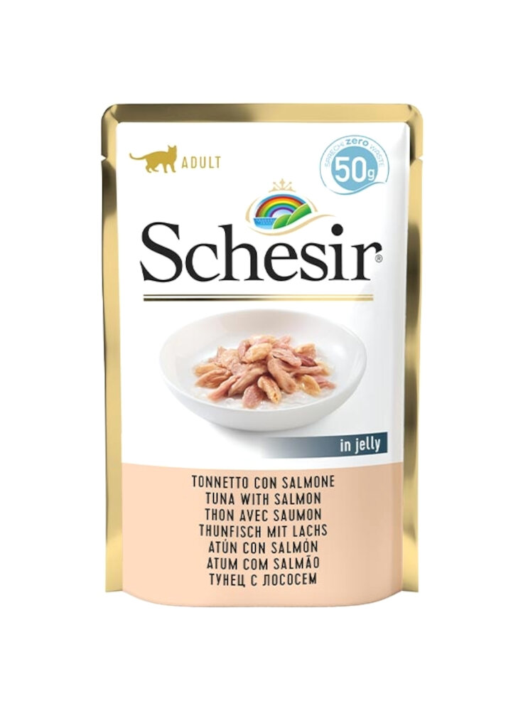 COD.1064763 SCHESIR CAT TONNETTO SALMONE 50g Busta