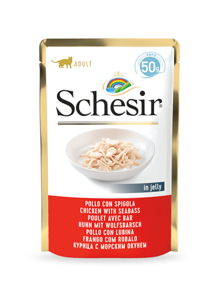 COD.1064766 SCHESIR CAT POLLO SPIGOLA 50g Busta