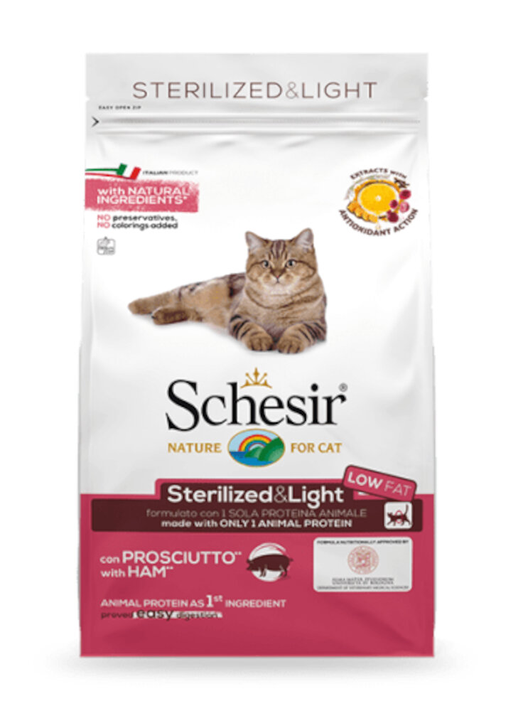 Schesir Dry Cat Sterilized Prosciutto