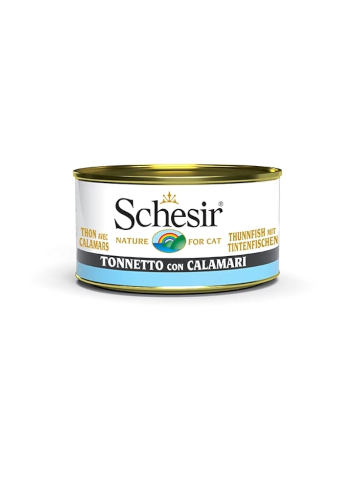 COD.1074271 SCHESIR CAT TONNO CALAMARI 85g - in esaurim.