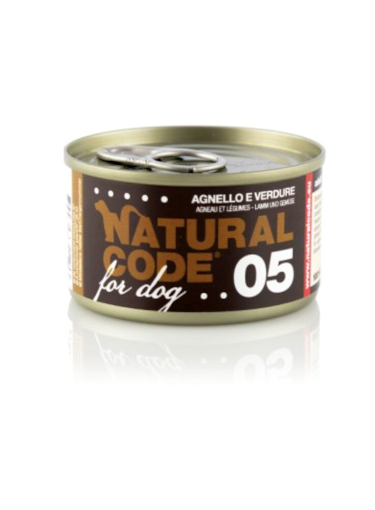 CODE 05 AGNELLO E VERDURE 90g - DOG