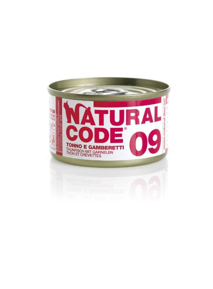 CODE 09 TONNO E GAMBERETTI 85g lattina - CAT