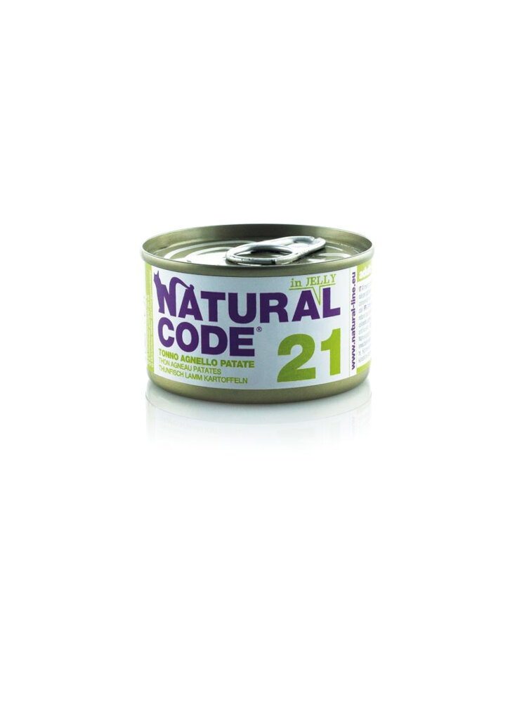 CODE 21 TONNO, AGNELLO PATATE Jelly 85g lattina - CAT