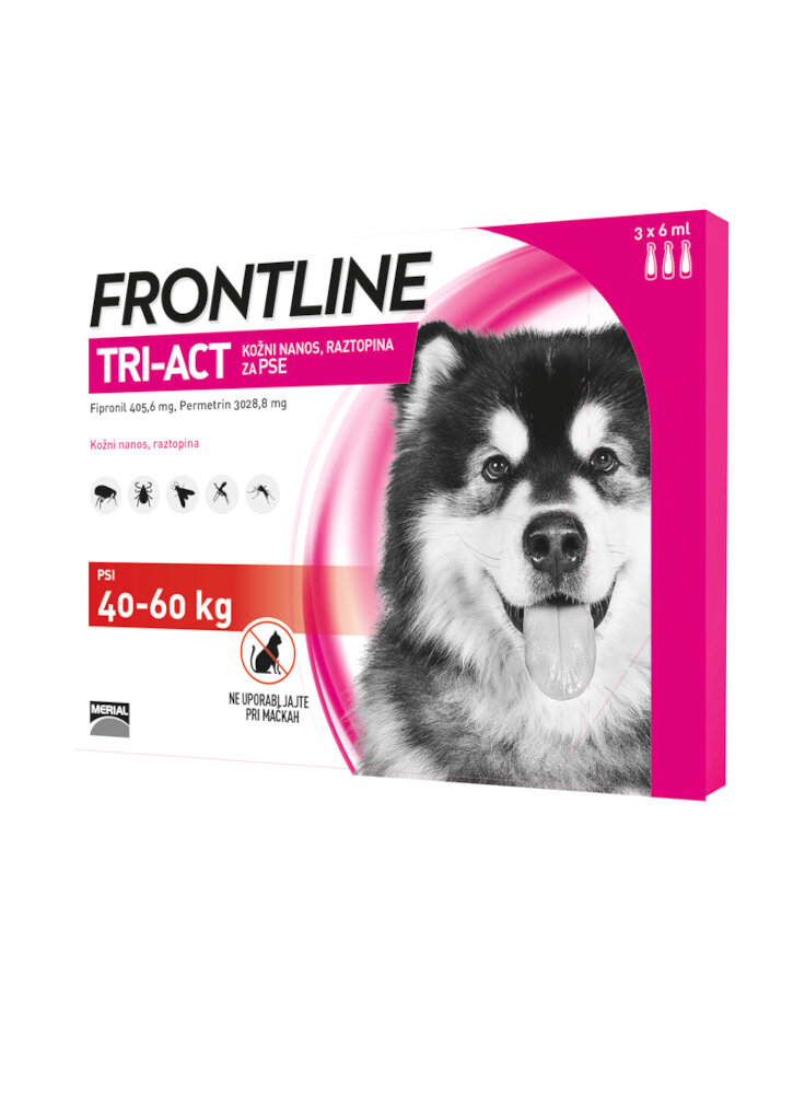 FRONTLINE TRI-ACT Spot-on Cani Molto grandi Tg.XL 40-60Kg 3pip