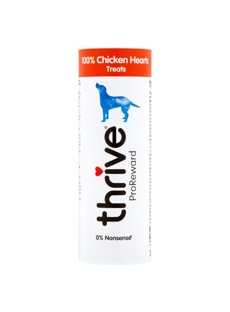 Dogs ProReward treats CHICKEN HEARTS 30g Thrive (PRHSC)