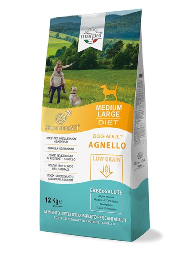 Equilibria Dog Medium Agnello 100% Low Grain