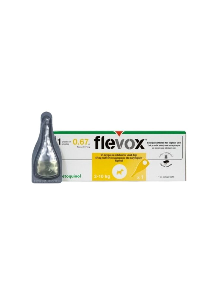 FLEVOX 67mg spot-on 1 pipetta - cane tg. piccola - in esaurim.