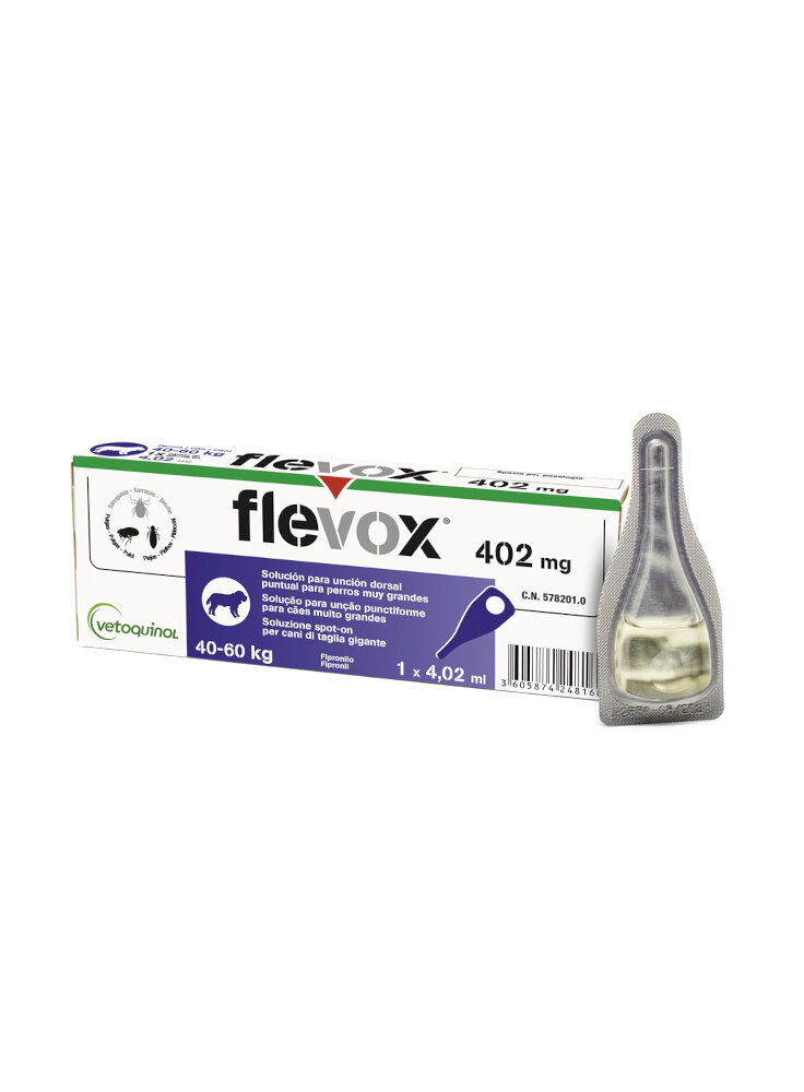 FLEVOX 402mg spot-on 1 pipetta - cane tg. gigante - in esaurim.