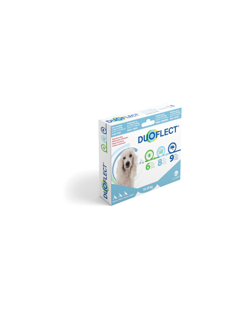 DUOFLECT sol spot-on Cani 10-20 kg 3pip