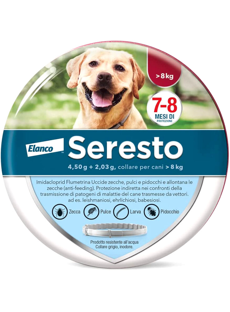 Seresto Collare Cani Grandi superiore a 8 kg 70 cm