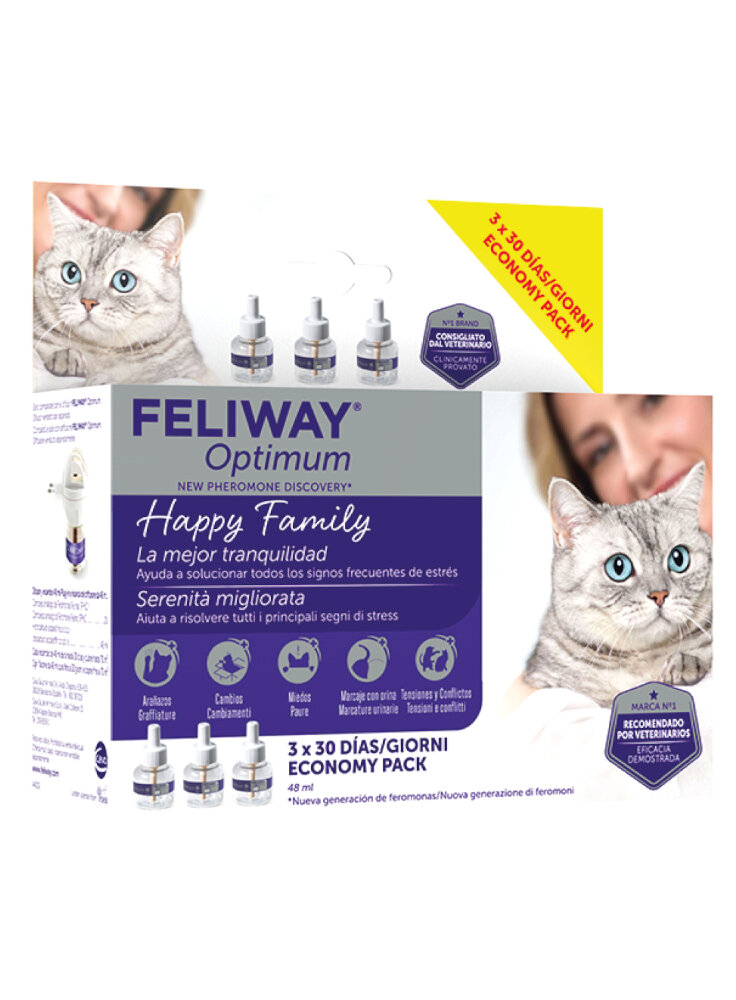 FELIWAY OPTIMUM Ricarica 3pz x 48ML