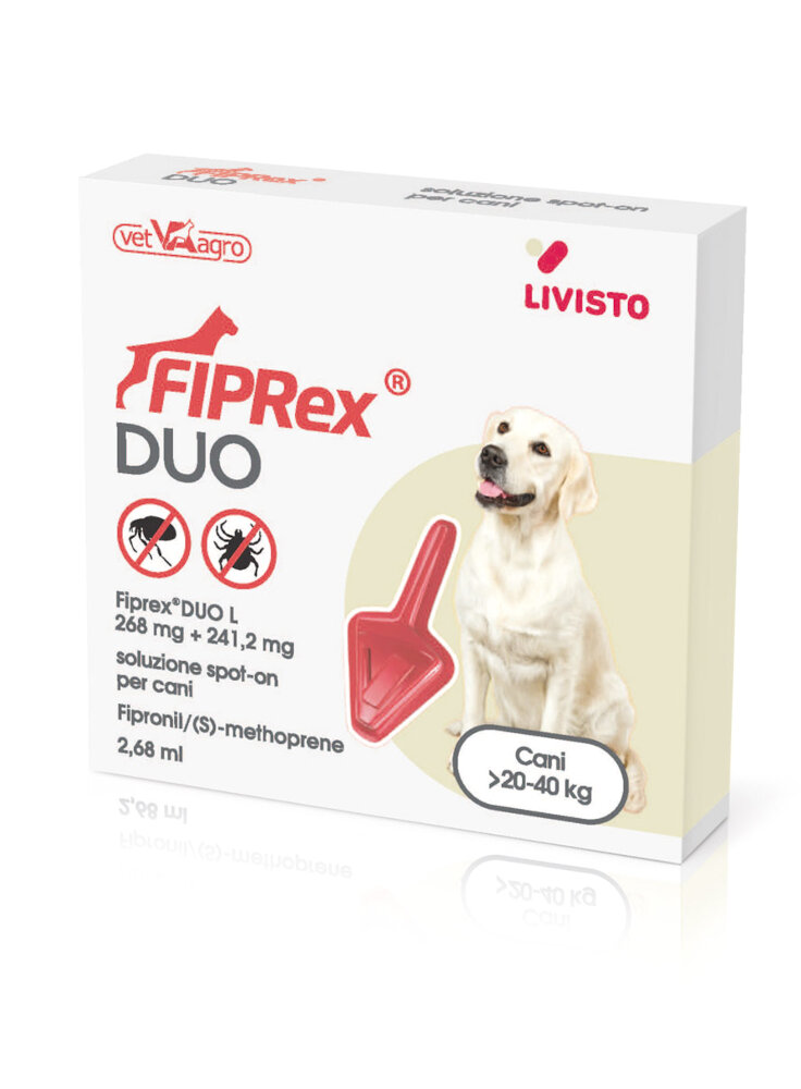 FIPREX DUO cani L (20-40kg) 1pip 2,68ml