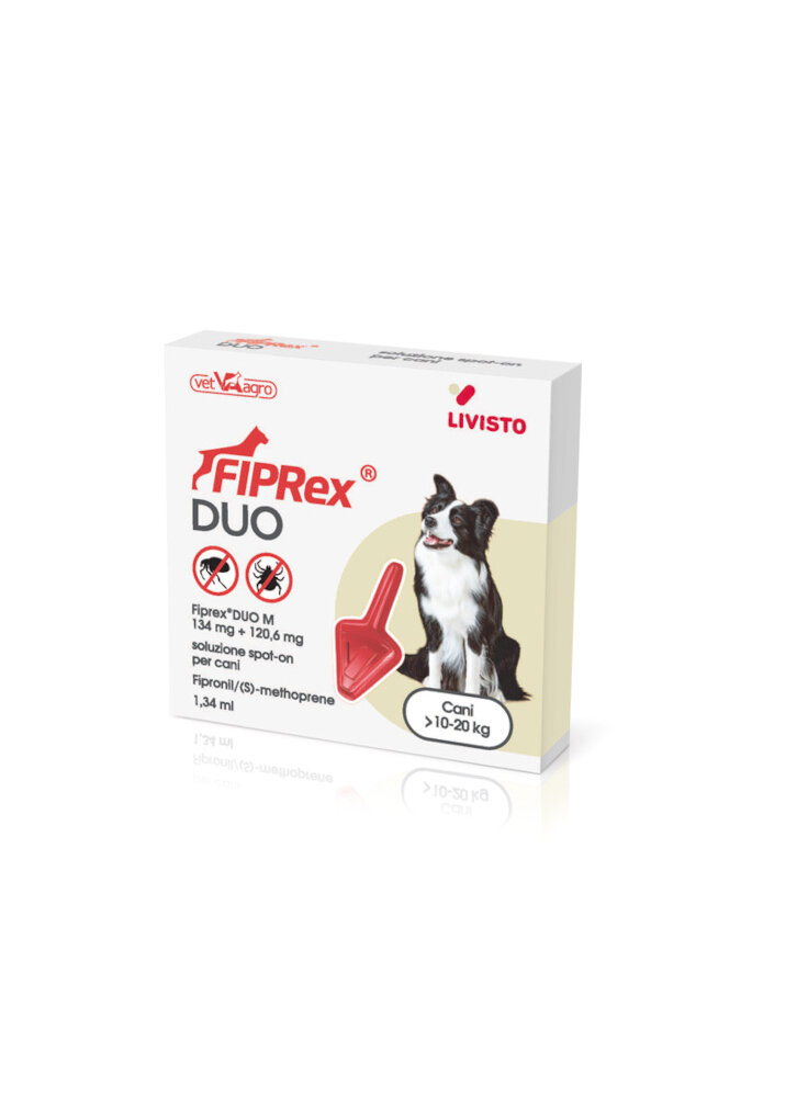 FIPREX DUO cani M (10-20kg) 1pip 1,34ml