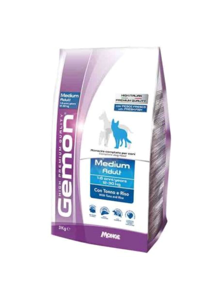 gemon-adult-medium-con-tonno-e-riso-3kg-cane