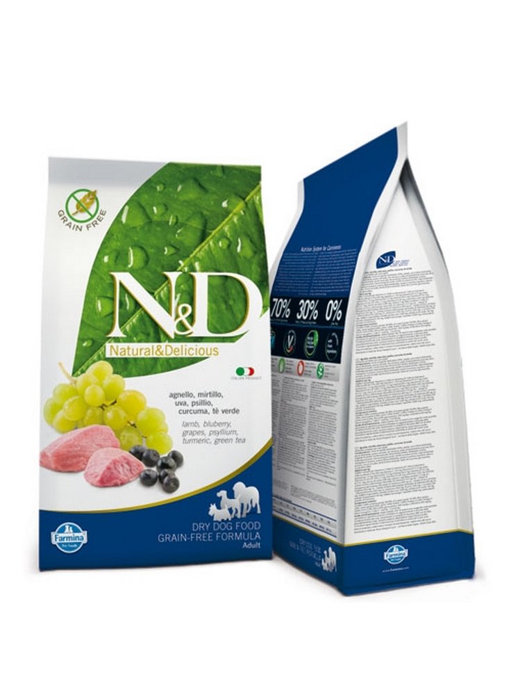 N&D FV Prime Grain Free Canine - Agnello & Mirtillo Adult Medium/Maxi