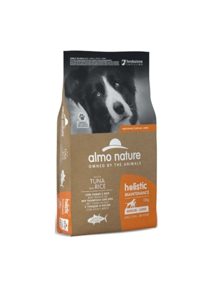 Holistic Dog M-L Maintenance Tonno e Riso Disidratato