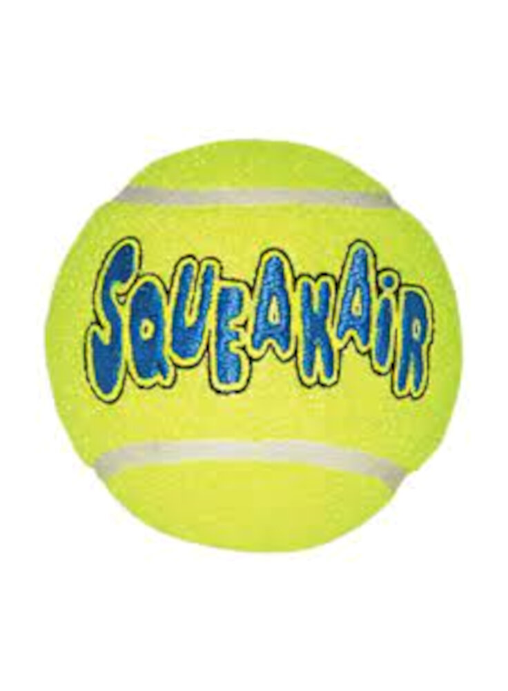 KONG Large Air Squeaker Tennis Ball 8cm