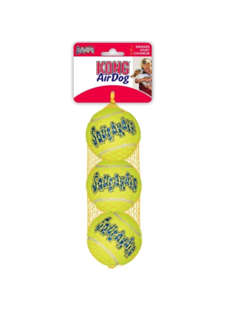 KONG Medium Squeaker Tennis Ball (3 pack) 6,5 cm
