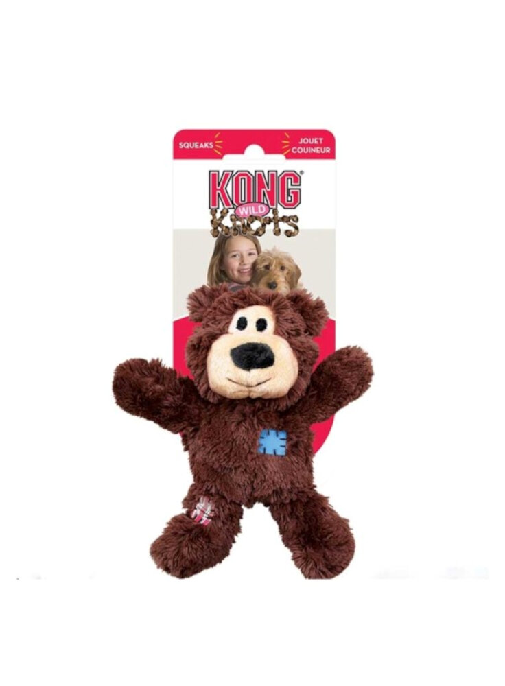 KONG Peluches Wild Knots Orso Medium/Large 25 cm