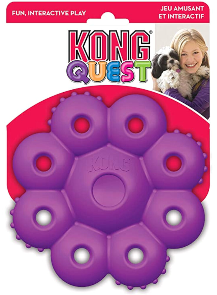 KONG Portasnack Quest Fiore Small 11,5cm - in esaurim.