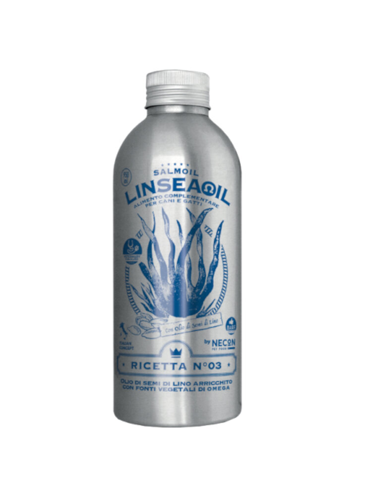 LINSEAOIL RICETTA n.3 500ml - olio di semi di lino con fonti vegetali di omega 