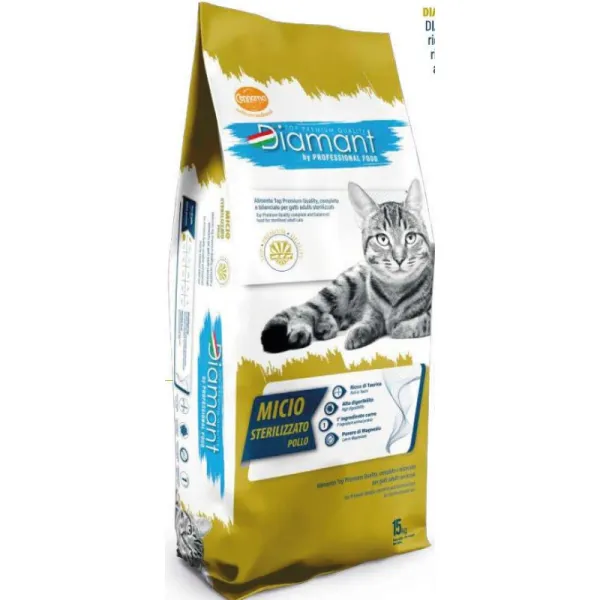 DIAMANT CAT ADULT STERILIZED POLLO 15KG