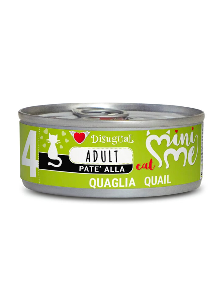 MINI-ME 4 Disugual QUAGLIA paté 85g - GATTO