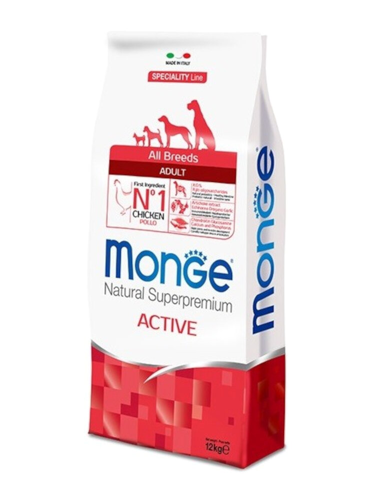 Monge ACTIVE Adult SPECIALITY All Breeds Pollo 12kg - cane