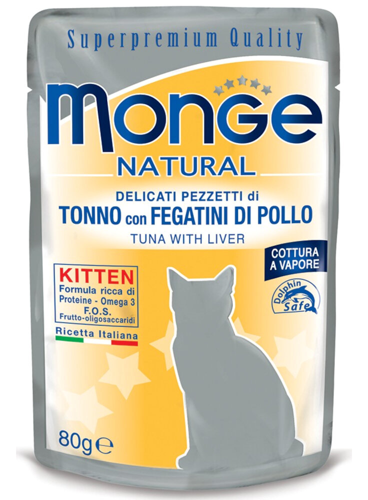 Monge Natural 80g bustina - gatto