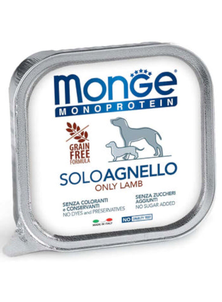 Monge Monoproteico 150g vaschetta - cane