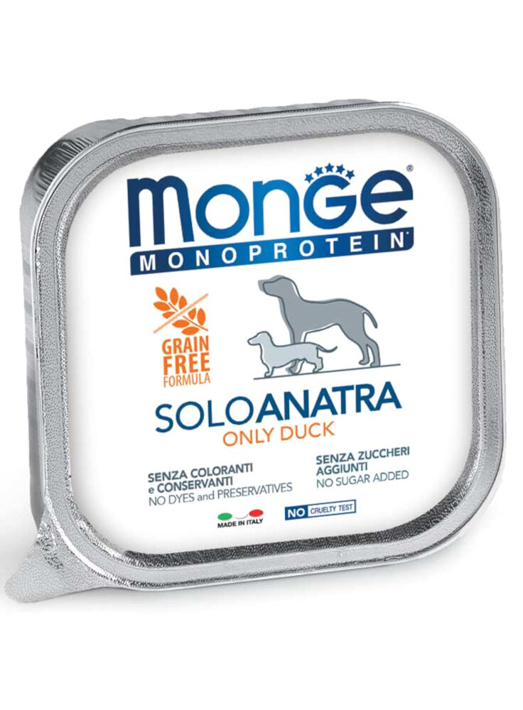 monge-solo-anatra-monoproteico-150g-vaschetta-cane