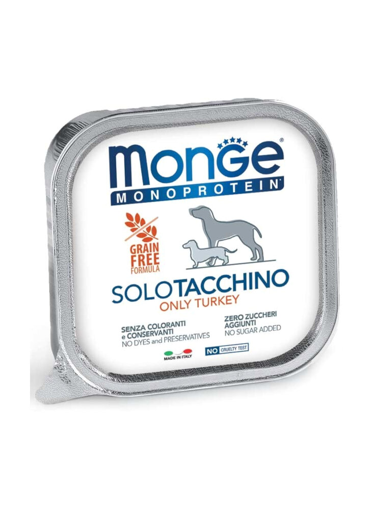 monge-solo-tacchino-monoproteico-150g-vaschetta-cane