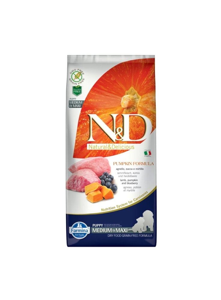 n-d-fa-pumpkin-canine-zucca-agnello-mirtillo-puppy-medium-maxi-12kg
