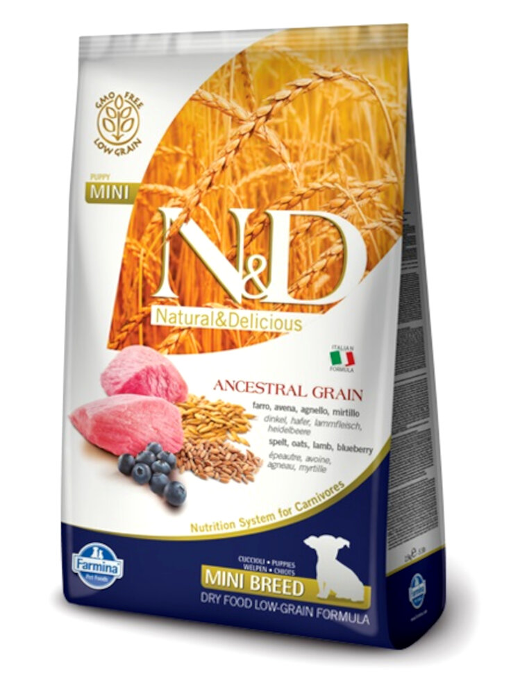 N&D FO Ancestral Canine - Grano & Agnello & Mirtillo Puppy Mini
