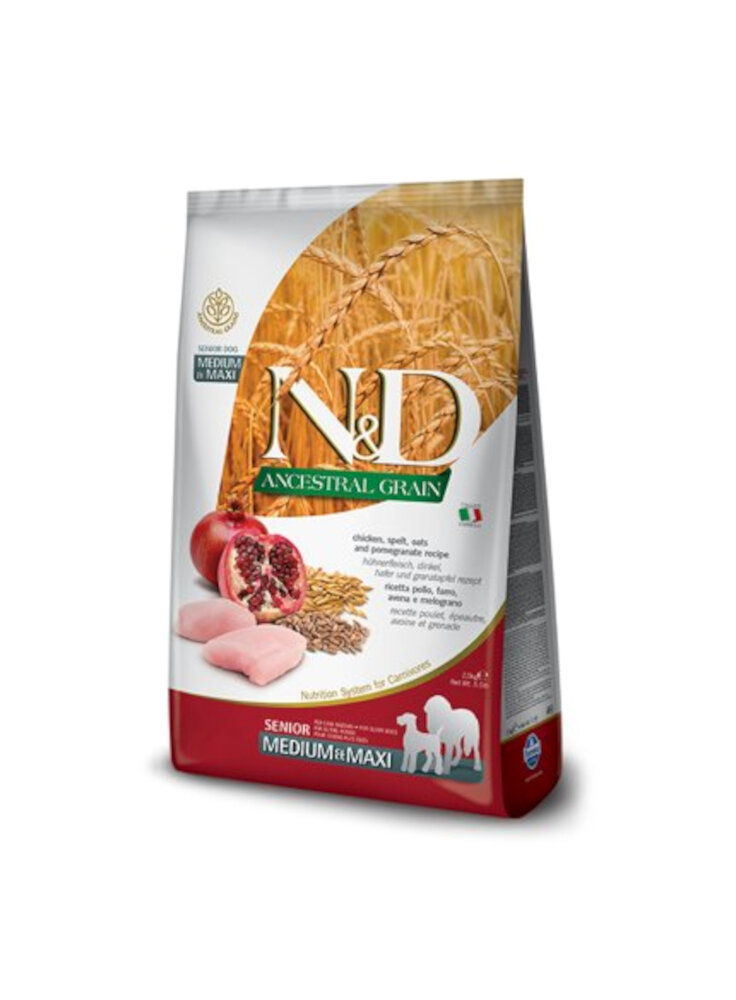 n-d-fo-ancestral-canine-grano-pollo-melograno-senior-medium-maxi-2-5kg
