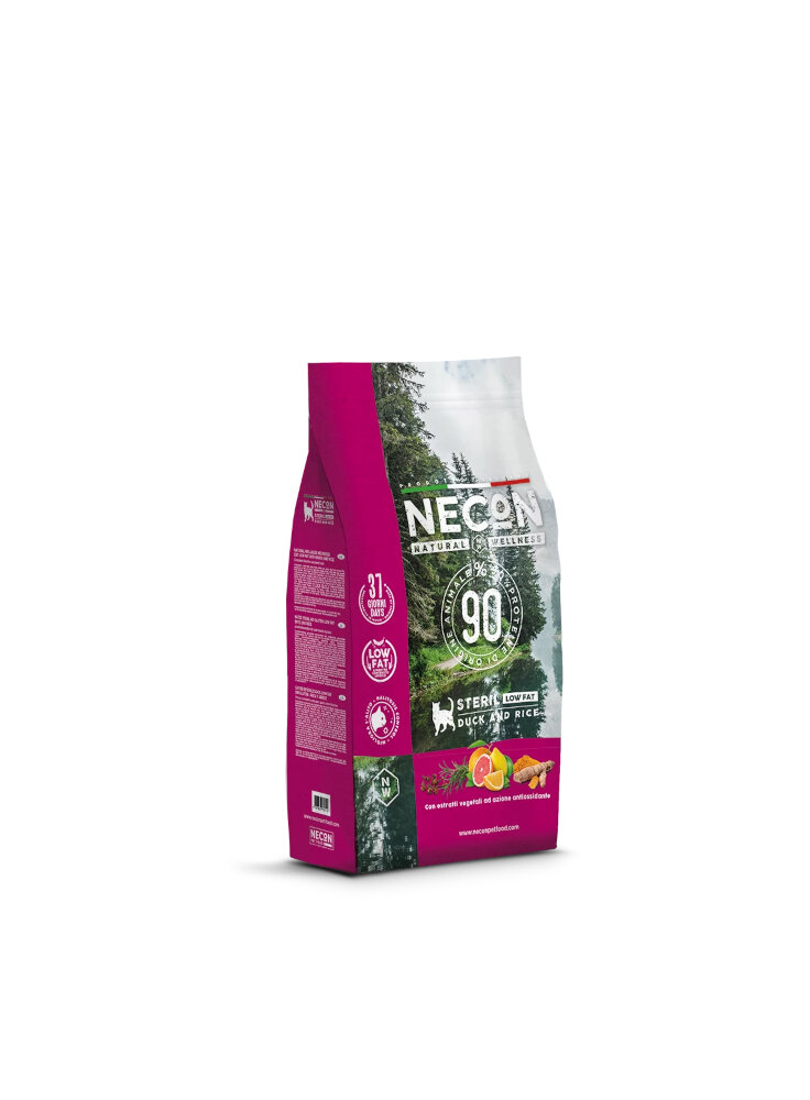 NATURAL WELLNESS ADULT STERIL ANATRA E RISO 10Kg LOW FAT - gatto