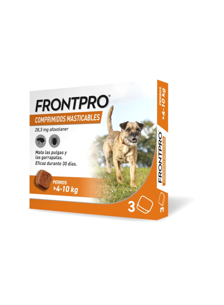 FRONTPRO 28,3mg CANI >4-10Kg 3cpr mast.