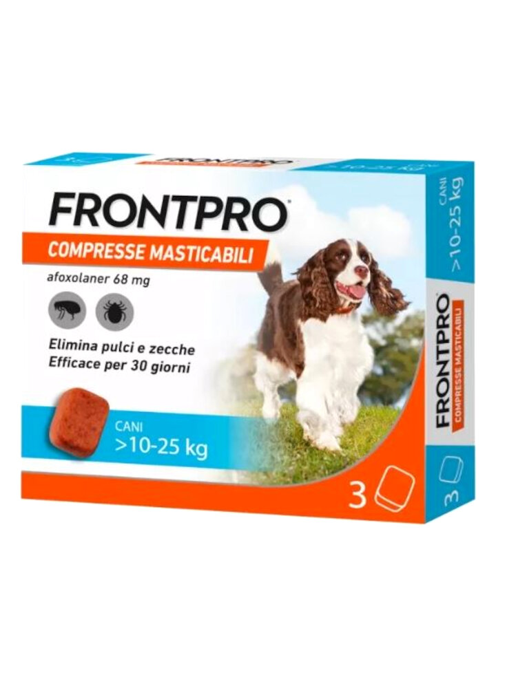 FRONTPRO 68mg CANI >10-25Kg 3cpr mast.