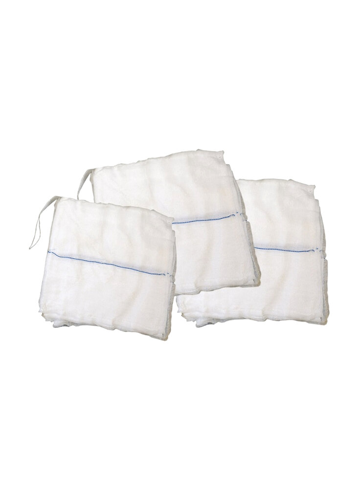 GARZA LAPAROTOMICA CUCITA C/FILO BARIO COTONE 20x20 8 strati 100pz